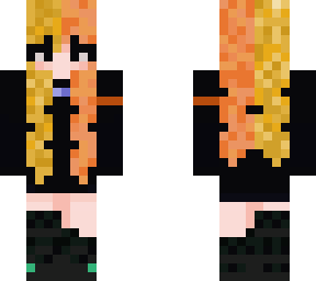 orange gamer girl