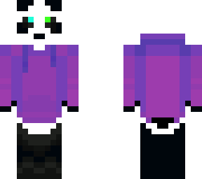 purple panda skin