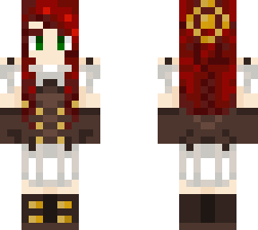 steampunk blacksmith redhead