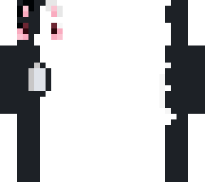 black and white cat
