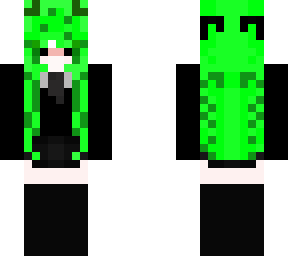 cute little green girl