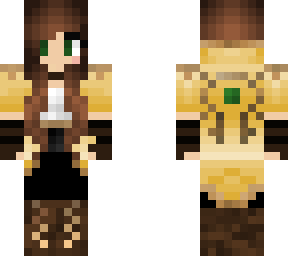 fantasy adventure girl sunflower emerald