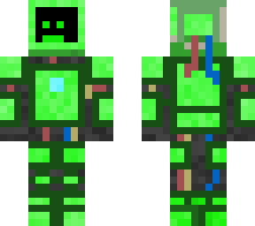 green robot