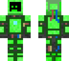 green robot