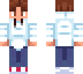hive style skin in white hoodie