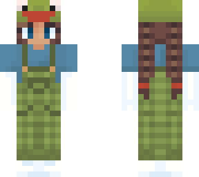 kermit hat and overalls