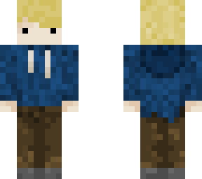 blond hoodie