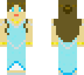 blue and silver dress