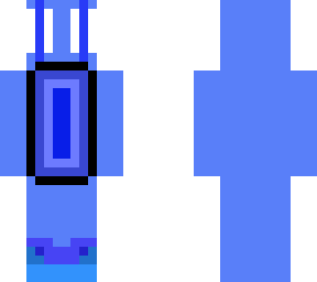 crazy blue skin