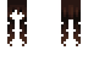 female hb - long chocolate brunette pigtails