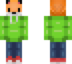 fox in sweater