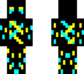 glitched (yellow & cyan)