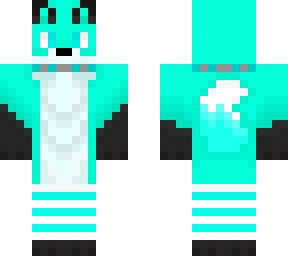 turquoise furry fox v3