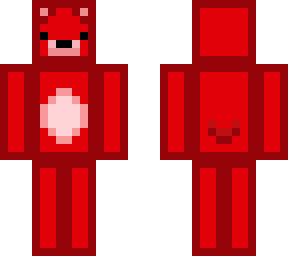 award red bear skin