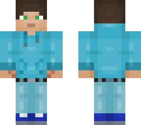 boy in a blue hoodie
