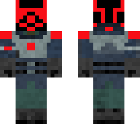 ezofficial combine skin (take mask off) (red)