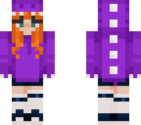 purple dino girl