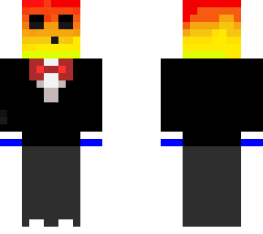 rainbow slime with tuxedo