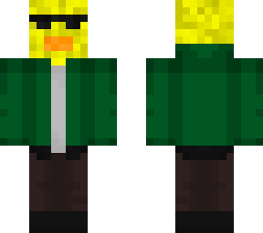 spy duck in green