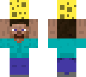 steve holding cheese