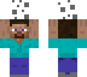 steve holding the moon