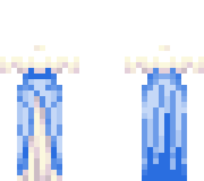 blue princess dress recolour