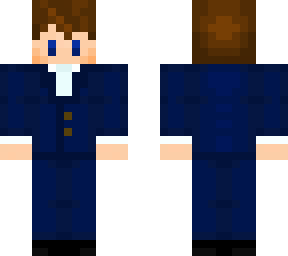 blue suit