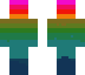 rainbow skin