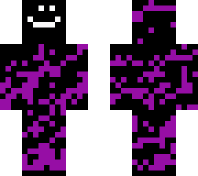 black purple skin