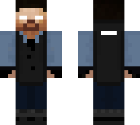cool blue herobrine