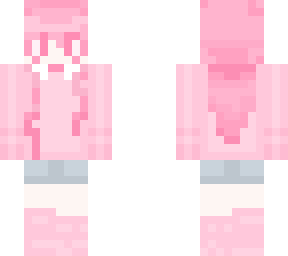 pink girl skin long hair