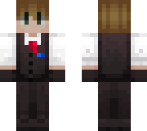 a skin with suit