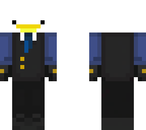 blue suit