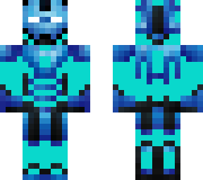 blue w mask