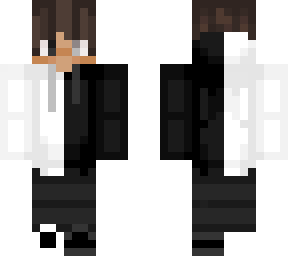 cool white black hood guy