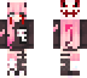 creepy pink girl