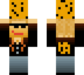 cool guy holding cheese