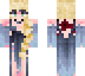 cute blonde elf witch magic forest ocean