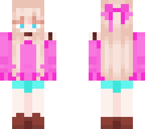 cute pink girl