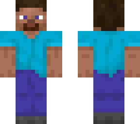 light blue steve