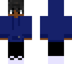 blue hoodie
