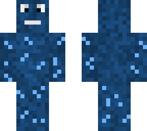 blue man