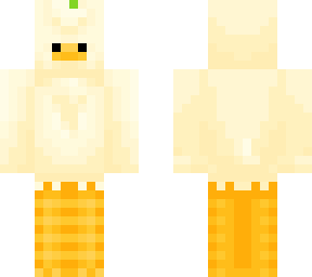 chick w leaf