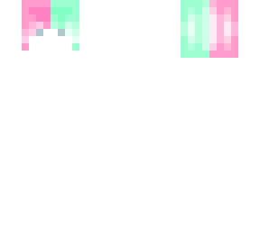 pastel pink-green hair base (male)