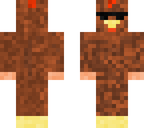 brown chicken skin