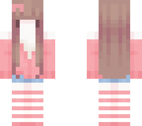 cute pink outfit skin