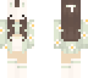 floral bunny masked girl
