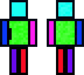 Multi Colored | Minecraft Skin