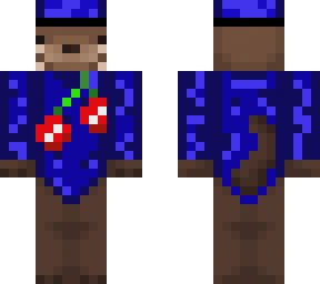 otter with cherry branded clothes