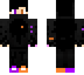 purple and orange gamer boy